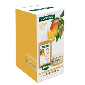 Klorane Mangue Promo Pack Hair Mask Επανορθωτική Μάσκα Μαλλιών με Βούτυρο Μάνγκο 150ml & Δώρο Nourishing Dry Hair Shampοo Σαμπουάν για Ξηρά Μαλλιά με Μάνγκο 200ml