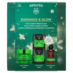 Apivita Promo Bee Radiant Rich 50ml & Face Mask Aloe 2x8ml & Mountain Tea Shower Gel 75ml