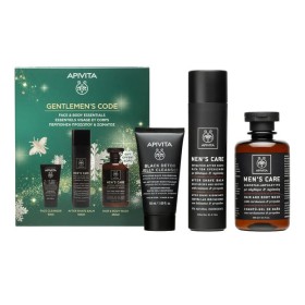 Apivita Promo Men's Care Gentlemen's Code After Shave 100ml & Black Detox Jelly Cleanser 50ml & Σαμπουάν-Αφρόλουτρο 250ml