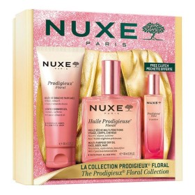 Nuxe Xmas Promo Prodigieux Floral Scented Shower Gel 100ml & Floral le Parfum 15ml & Huile Multi-Purpose Dry Oil 100ml & Δώρο Pouch Χρυσό Χρώμα