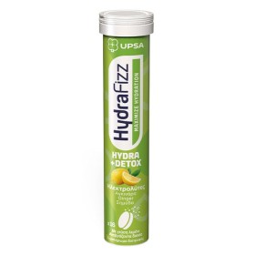 Upsa Hydrafizz Hydra + Detox 16 Αναβράζοντα Δισκία Γεύση Λεμόνι
