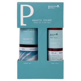 Panthenol Extra Promo Aquatic Escape Shower Gel 500ml & Body Milk 300ml