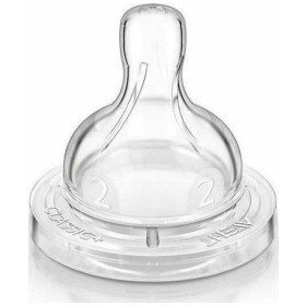 Philips Avent Θηλη Classic Σιλικόνης Aργής Ροης Για Νεογεννητα 1μην+ 2τεμ