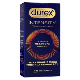 Durex Intensity Premium Latex-Free Εξαιρετικά Λεπτά Προφυλακτικά, 12τεμ