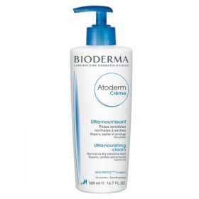 Bioderma Atoderm Creme Normal - Dry Skin - Πλούσια Eνυδατική Kρέμα για Περιποίηση Σώματος 500ml