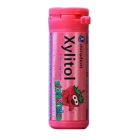 Xylitol Chewing Gum Οδοντότσιχλα με Γεύση Φράουλα για Παιδιά, 30τμχ