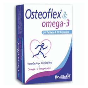 Health Aid Osteoflex & Omega 3 Συμπλήρωμα για την Υγεία των Αρθρώσεων 30 κάψουλες+30 ταμπλέτες