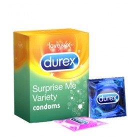 Durex Surpise Me Variety 40τεμ (Προφυλακτικά απο Φυσικό Ελαστικό Latex) 
