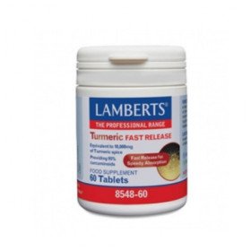 Lamberts Turmeric Fast Release Συμπλήρωμα Από Κουρκουμίνη 60tabs