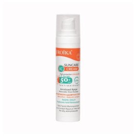 Froika AC Suncare Cream SPF50+ Αδιάβροχη Αντηλιακή Κρέμα Προσώπου Για Λιπαρό Δέρμα Με Τάση Ακμής 40ml