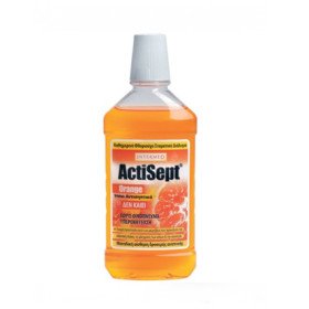 Intermed Actisept Mouthwash Orange - Στοματικό διάλυμα με γεύση πορτοκάλι, 500ml