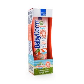 Intermed BabyDerm Sunscreen Cream Αντηλιακή Κρέμα με Φυσικά Φίλτρα Προστασίας SPF30, 300ml