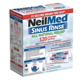 NeilMed Sinus Rinse 120 Φακελάκια Ισοτονικό Διάλυμα Ρινικών Πλύσεων για Ενήλικες