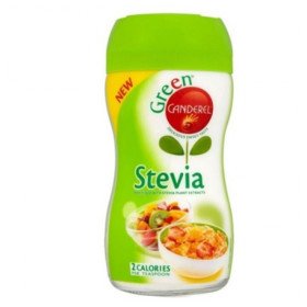 Canderel Green Stevia Powder, 40gr: Υποκατάστατο ζάχαρης με φυσικά εκχυλίσματα από τα φύλλα του φυτού stevia.