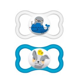 Mam Air Latex Σκυλάκι & Φάλαινα 6m+ 2τμχ