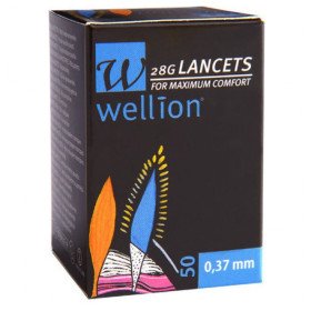 Wellion Lancets Σκαρφιστήρες 28G 0,37mm 50 τμχ.