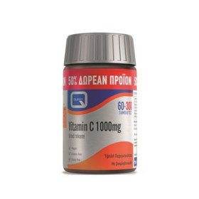 Quest Vitamin C 1000mg Timed Release για προστασία του ανοσοποιητικού +50% Επιπλέον Προϊόν 90tabs