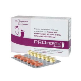 Profertil Female-Ισχυρό Συμπλήρωμα για την Αντιμετώπιση της Γυναικείας Υπογονιμότητας, Αγωγή για 1 Μήνα, 28 softgels + 28 tabs
