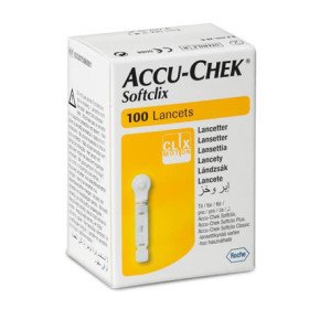 Roche Accu - Chek Softclix Αποστειρωμένες Βελόνες Σκαρφιστήρες 100τμχ