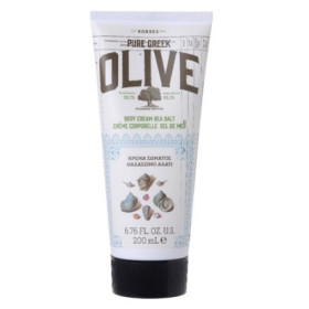 Korres Pure Greek Olive Body Cream Sea Salt Κρέμα Σώματος Θαλασσινό Αλάτι 200ml