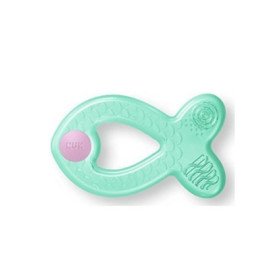 Nuk Extra Cool Teether Fish Green / Pink 3m+ 1τμχ