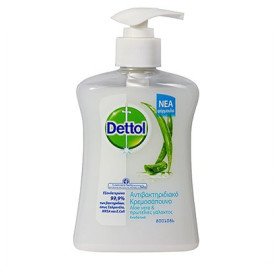 Dettol Soft on Skin Hard on Dirt Liquid Αντιβακτηριδιακό Υγρό Κρεμοσάπουνο με Aloe Vera and Vitamin E 250ml
