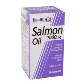 Health Aid Salmon Oil 1000mg Έλαιο Σολομού (Χωρίς Άσχημη Γεύση) 60caps