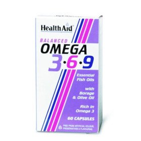 Health Aid Omega 3-6-9 από Νορβηγικά ιχθυέλαια 60 κάψουλες