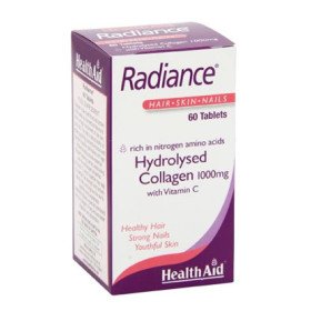Health Aid Radiance Hydrolysed Collagen with Vit.C, Υδρολυoμένο Κολλαγόνο 1000mg με Βιταμίνη C, 60Tabs
