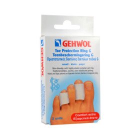 Gehwol Toe Protection Ring G medium, Προστατευτικός Δακτύλιος Δακτύλων Ποδιού G Μεσαίος (30mm) , 2τμχ