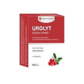Epsilon Health Urolyt Oral Solution Με Εκχύλισμα Cranberry 14 Κάψουλες