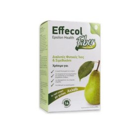 Epsilon Health Effecol Fiber Διαλύτες Φυτικές Ινες και Σιμεθικόνη, 14φακελάκια με γεύση αχλάδι