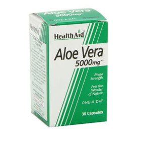 Health Aid Aloe Vera 5000mg Φυσικό Αποτοξινωτικό 30caps