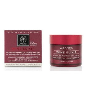Apivita Wine Elixir Wrinkle & Firmness Lift Rich Day Cream Αντιρυτιδική Κρέμα για Σύσφιξη & Lifting Πλούσιας Υφής 50ml