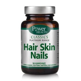 Power Health platinum Hair Skin Nails, για Δέρμα Νύχια και Μαλλιά, 30Caps