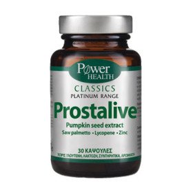 Power Health Platinum Prostalive-Συμπλήρωμα Διατροφής για την Καλή Υγεία του Προστάτη, 30 caps