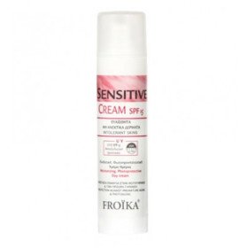 Froika Sensitive Cream UV Spf 15, Ενυδατική Φωτοπροστατευτική Κρέμα για το Ευαίσθητο μη Ανεκτικό Δέρμα, 40ml