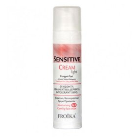 Froika Sensitive Cream Light, Ενυδατική και Καταπραϋντική Κρέμα Προσώπου Ελαφριάς Υφής για το Ευαίσθητο - μη Ανεκτικό Δέρμα, 40 ml