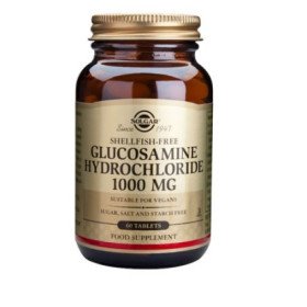 Solgar Glucosamine HCl 1000mg Για την Καλή Υγεία των Αρθρώσεων 60 Δισκία