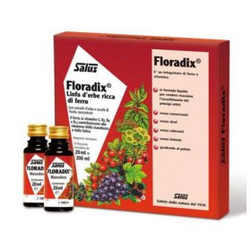 Power Health Floradix, Βιταμινούχο Συμπλήρωμα με Υγρό Σίδηρο για τη Μείωση της Κούρασης και της Ατονίας σε Αμπούλες, 10Vials x 20ml