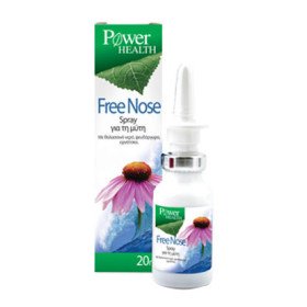 Power Health Free Nose Spray για τη Μύτη με Θαλασσίνο Νερό,Ψευδάργυρο,Εχινάτσεα 20ml