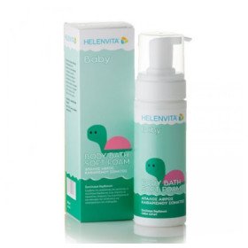 Helenvita Baby Body Bath Soft Foam-Απαλός Αφρός Καθαρισμού Βρεφικού Σώματος, 150ml
