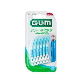Gum 649 Soft Picks Advanced Small Μεσοδόντια Βουρτσάκια Μέγεθος Μικρό, 30 τεμάχια