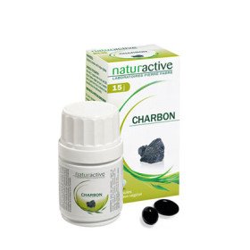 Naturactive Charbon-Ενεργός Φυτικός Άνθρακας Κατάλληλος για την Αντιμετώπιση της Κακής Πέψης & του Φουσκώματος 28caps