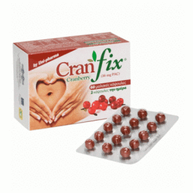 Uni-Pharma Cranfix Cranberry Συμπλήρωμα διατροφής 60 caps