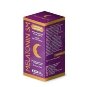 Sm Pharmaceuticals Melatonin SM Oral Spray 60doses/12ml - Στοματικό Σπρεϊ Μελατονίνης Άμεσης Δράσης