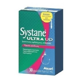 Alcon Systane Ultra UD Λιπαντικές Οφθαλμικές Σταγόνες 30 φιαλίδια x 0,7ml