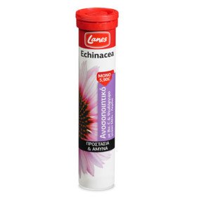 Lanes Echinacea Vitamin C αναβράζοντα δισκία Μέλι - Λεμόνι 20 αναβράζον ταμπλέτες