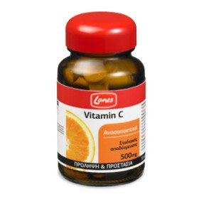 Lanes Vitamin C 500mg Συμπλήρωμα Διατροφής με Βιταμίνη C Σταδιακής Αποδέσμευσης, 30 ταμπλέτες