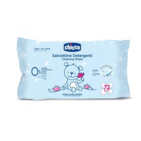 Chicco Cleansing Wipes Μωρομάντηλα Καθαρισμού 72 Τεμάχια